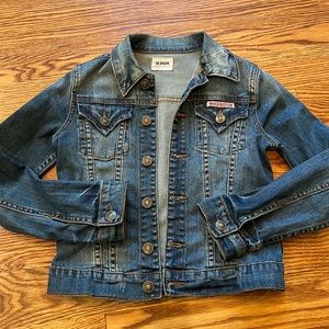 Hudson jeans girls jean jacket like new size 7